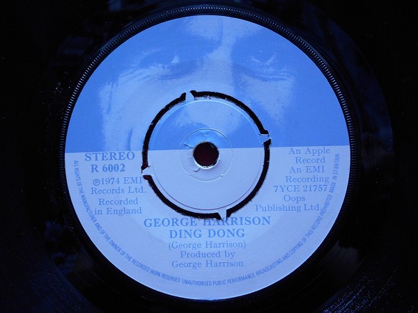 UKorg7”s GEORGE HARRISON DING DONG/I DON'T CARE ANYMORE(George Harrison ...
