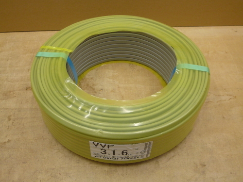 新作，正規品 住電日立ケーブル株式会社 VVF 3&times;1.6mm 100ｍ 灰 電線 ケーブル ⑯(電線)｜売買されたオークション情報、yahooの商品情報をアーカイブ公開 - オークファン 電線