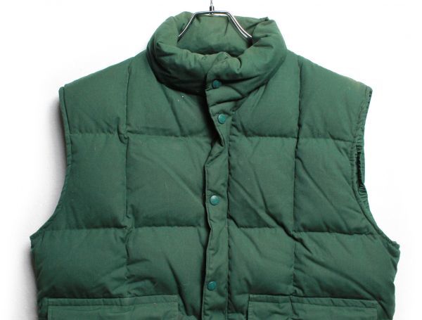 セール，大得価 80's エディーバウアー ダウンベスト Ｌ 緑 80年代 黒タグ Eddie Bauer 旧タグ(Lサイズ)｜売買されたオークション情報、yahooの商品情報をアーカイブ公開 - オークファン Lサイズ