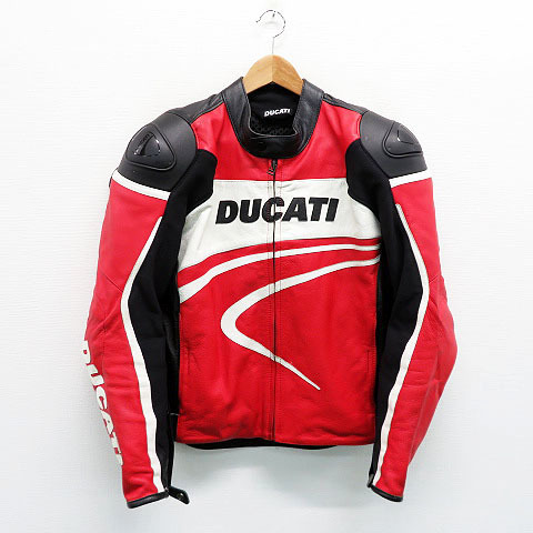 DAINESE ダイネーゼ レザージャケット DUCATI レッド系 50