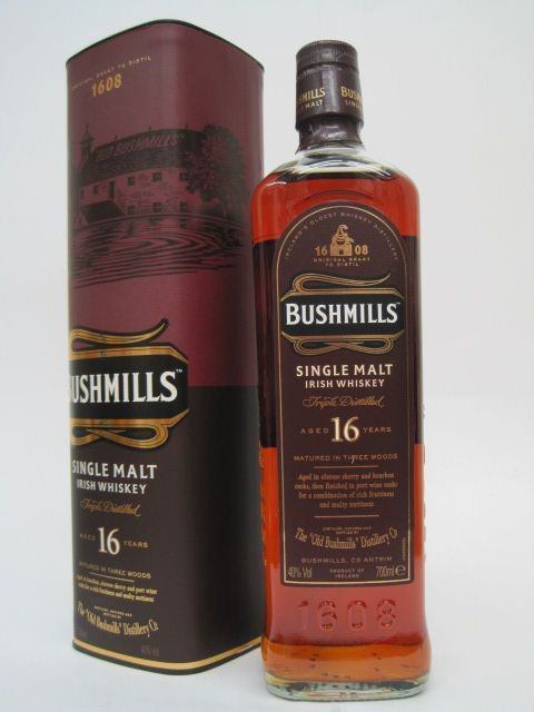 ブッシュミルズ シングルモルト 16年 正規品 40度 700ml ブッシュ