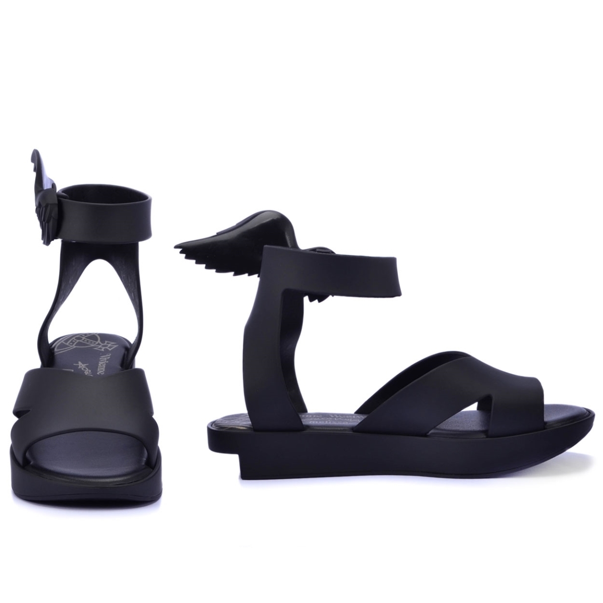 送料無料】新品22cmブラックロッキンホース melissa vivienne Rocking