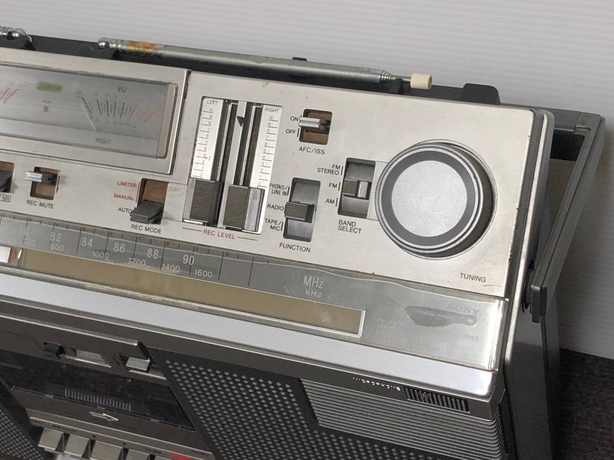 SONY CFS-686 ステレオラジカセ 昭和レトロ ジャンク品 昭和レトロ
