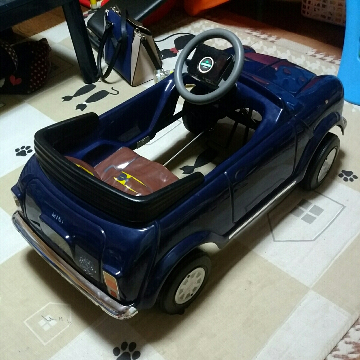 希少！レア！トシマ MINI ミニクーパー クラシック ペダルカー_3