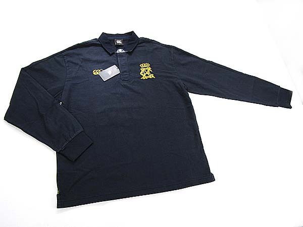 ラガーシャツ カンタベリー 長袖 メンズ CANTERBURY ラグビー RUGGER