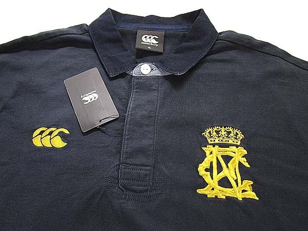 ラガーシャツ カンタベリー 長袖 メンズ CANTERBURY ラグビー RUGGER