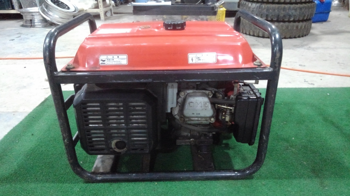 ミツビシ エンジン発電機 実動 中古 MGE2500 H 新ダイワ公式 EG2600-B 