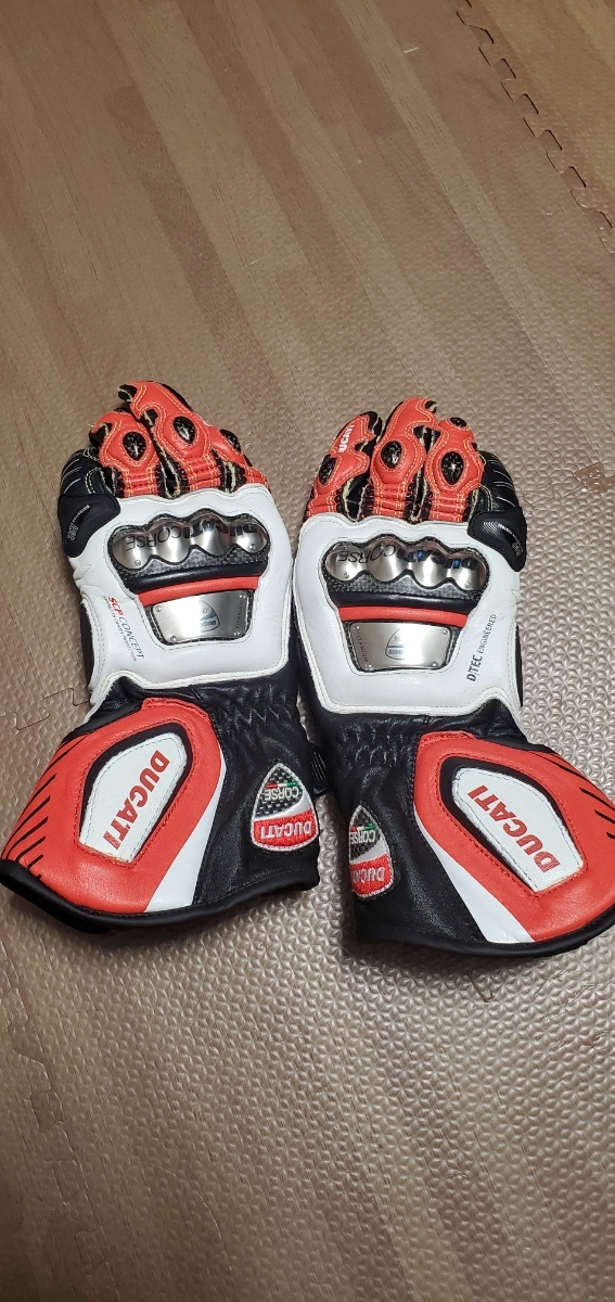 レーシンググローブ DUCATI DAINESE レザーレーシンググローブ コラボ