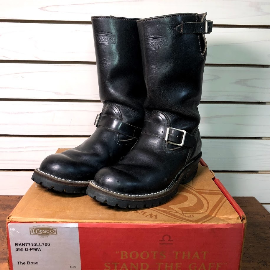 中古 Wesco The Boss ウエスコ ボス BKN7710LL700 レザー エンジニア 