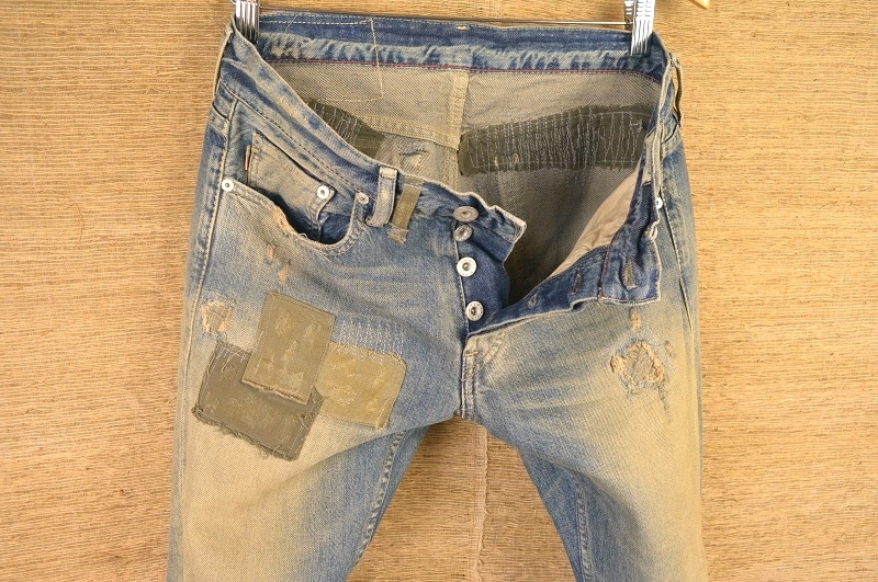 「Ralph Lauren/ラルフローレン」USEDダメージ加工デニムジーンズ