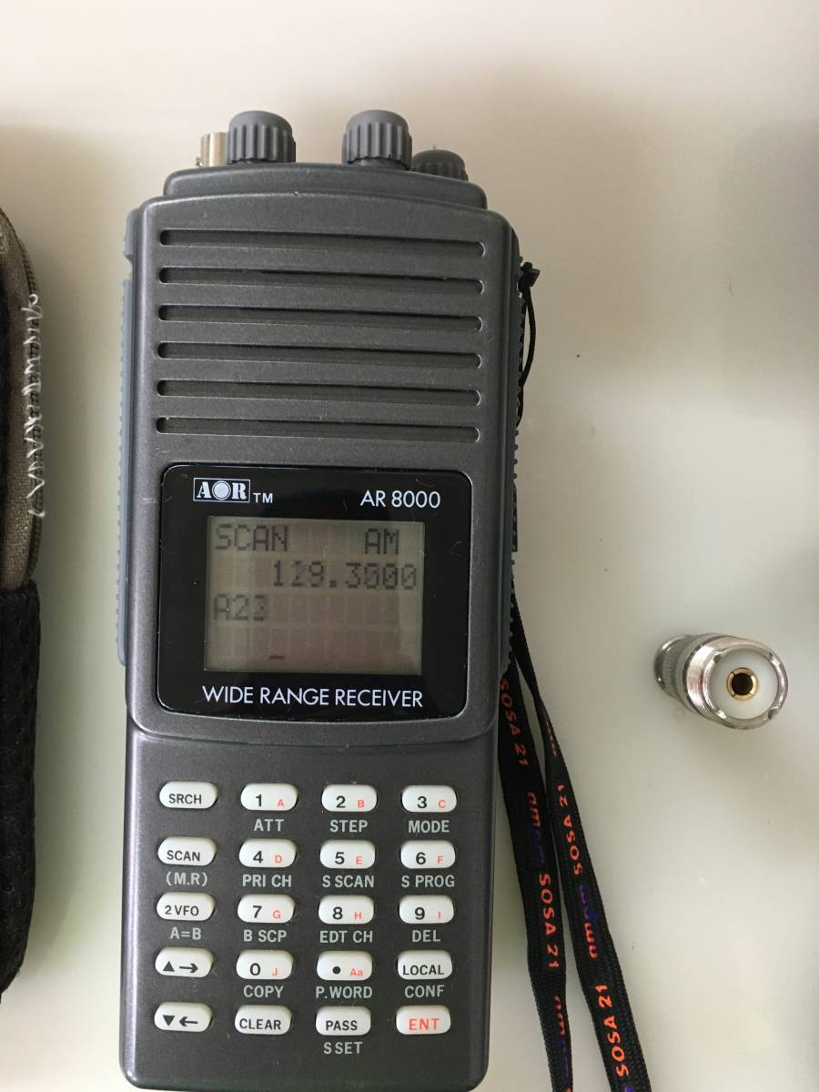 AORエーオーアール ワイドバンドレシーバー AR8000 ACアダプタ付