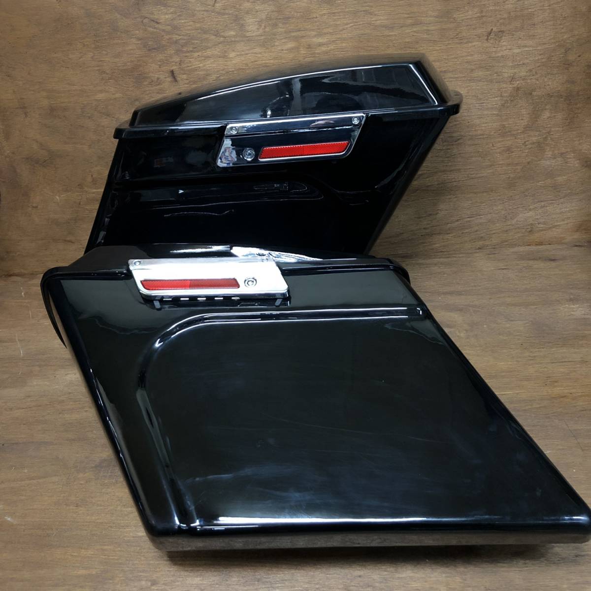 専用品です 値下#ハーレー#純正サドルバッグ#ソフテイル#FLST#ファットボーイ#FXST