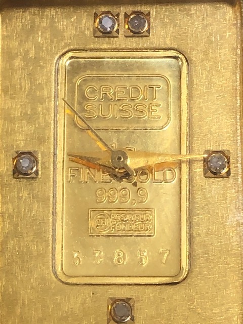 FK-928-C エルジン 1g gold インゴット 腕時計 ingot 999.9 ELGIN 電池