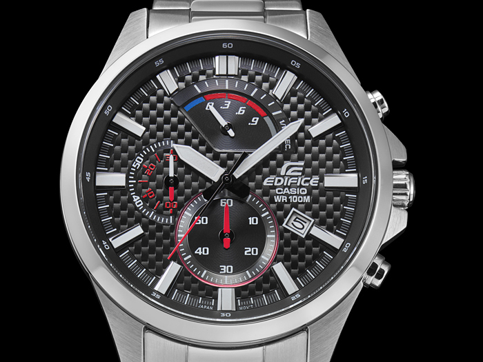 最後1本】カシオEDIFICEカーボンファイバー欧米モデル逆輸入100m防水