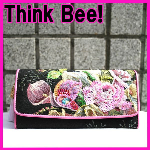 シンクビーThink Bee! 長財布 カーラ 【送料無料】9222(長財布（小銭