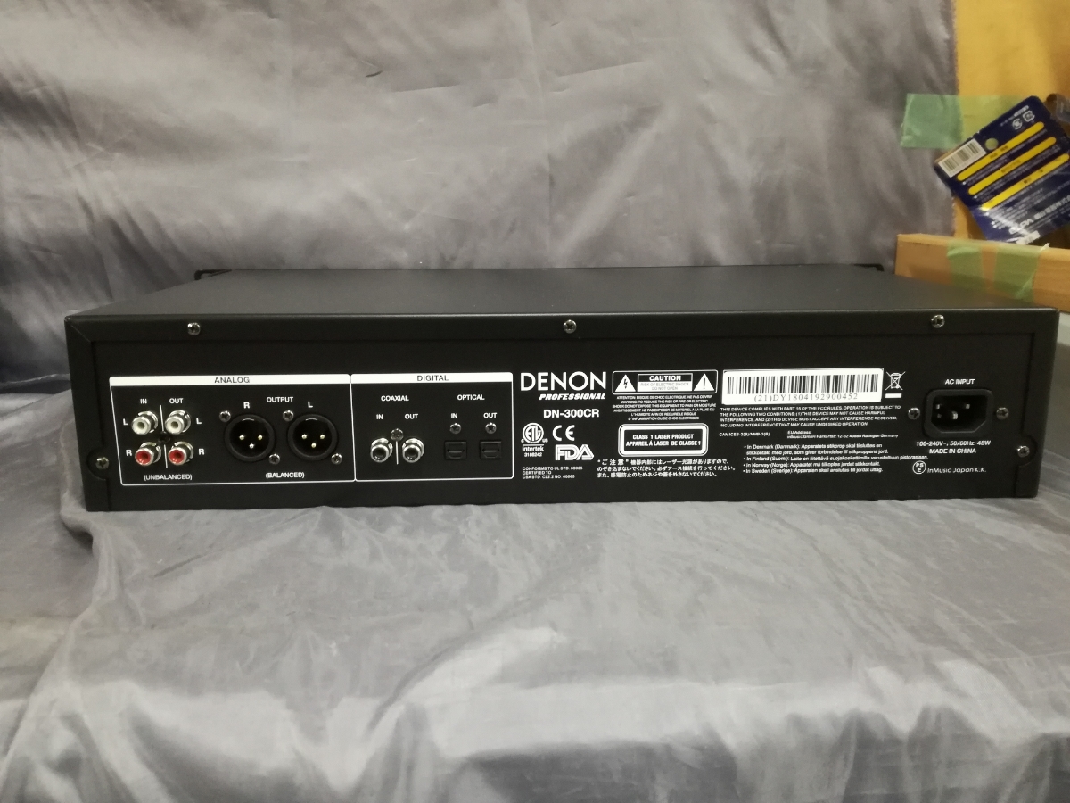 DENON Yahoo!オークション - 「cd300」DENON Professional (CDデッキ
