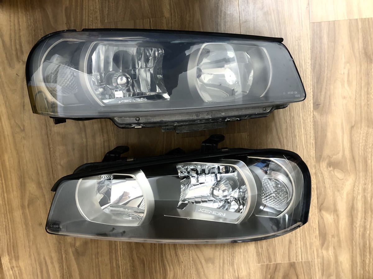 BNR34 日産 純正 スカイライン HID バラスト付 ヘッドライト 左右