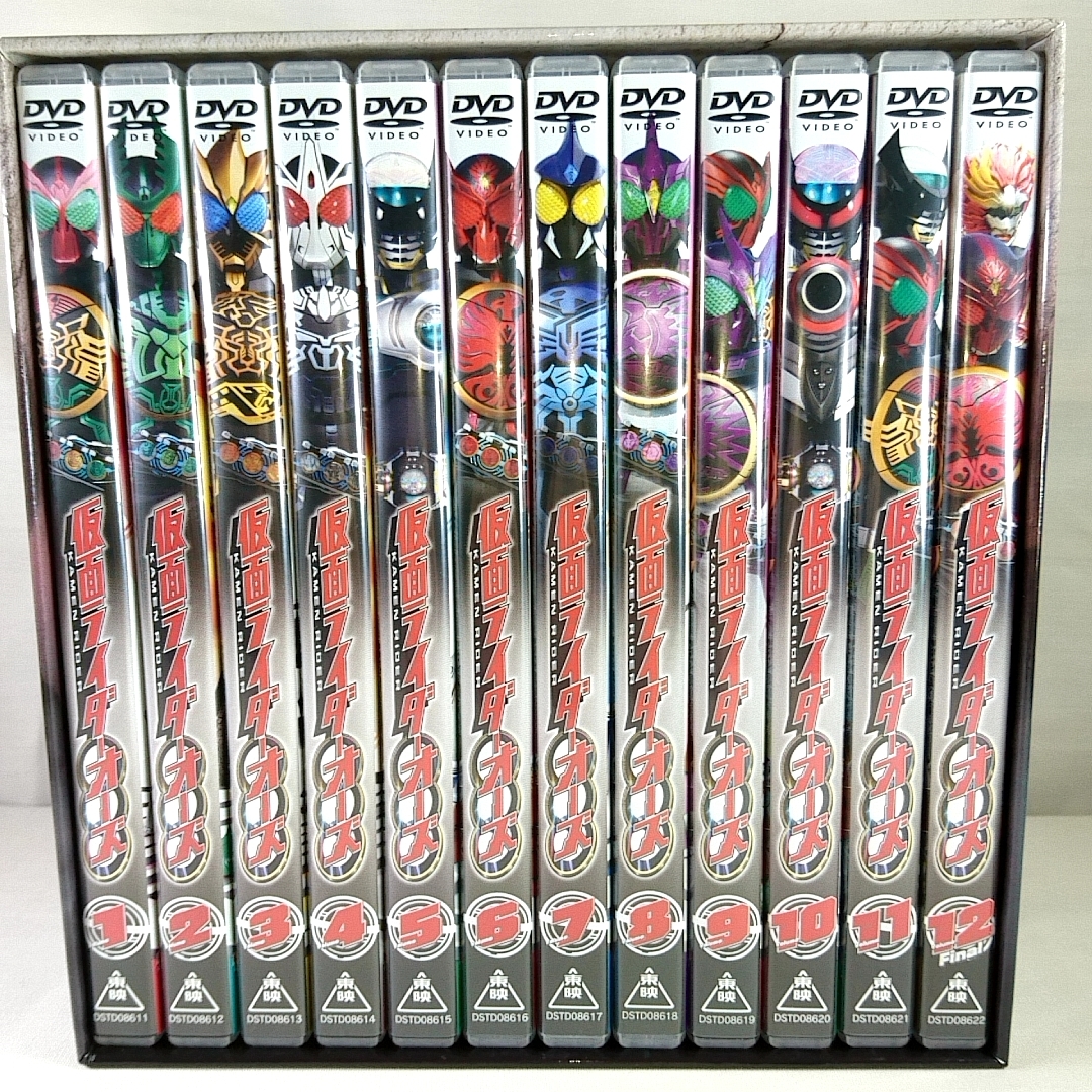 DVD 仮面ライダーオーズ 1巻～12巻 収納ボックス付 仮面ライダーオーズ