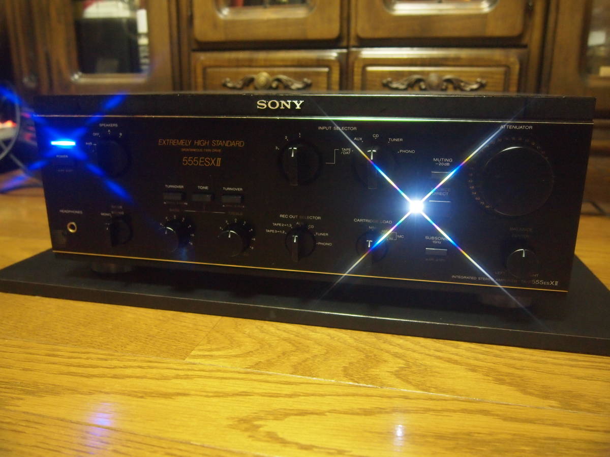 SONY プリメインアンプ 通電確認済 TA-F555ESX ソニー ジャンク品 通電OK！ソニー TA-F555ESX プリメインアンプ 動作未確認 ジャンク品