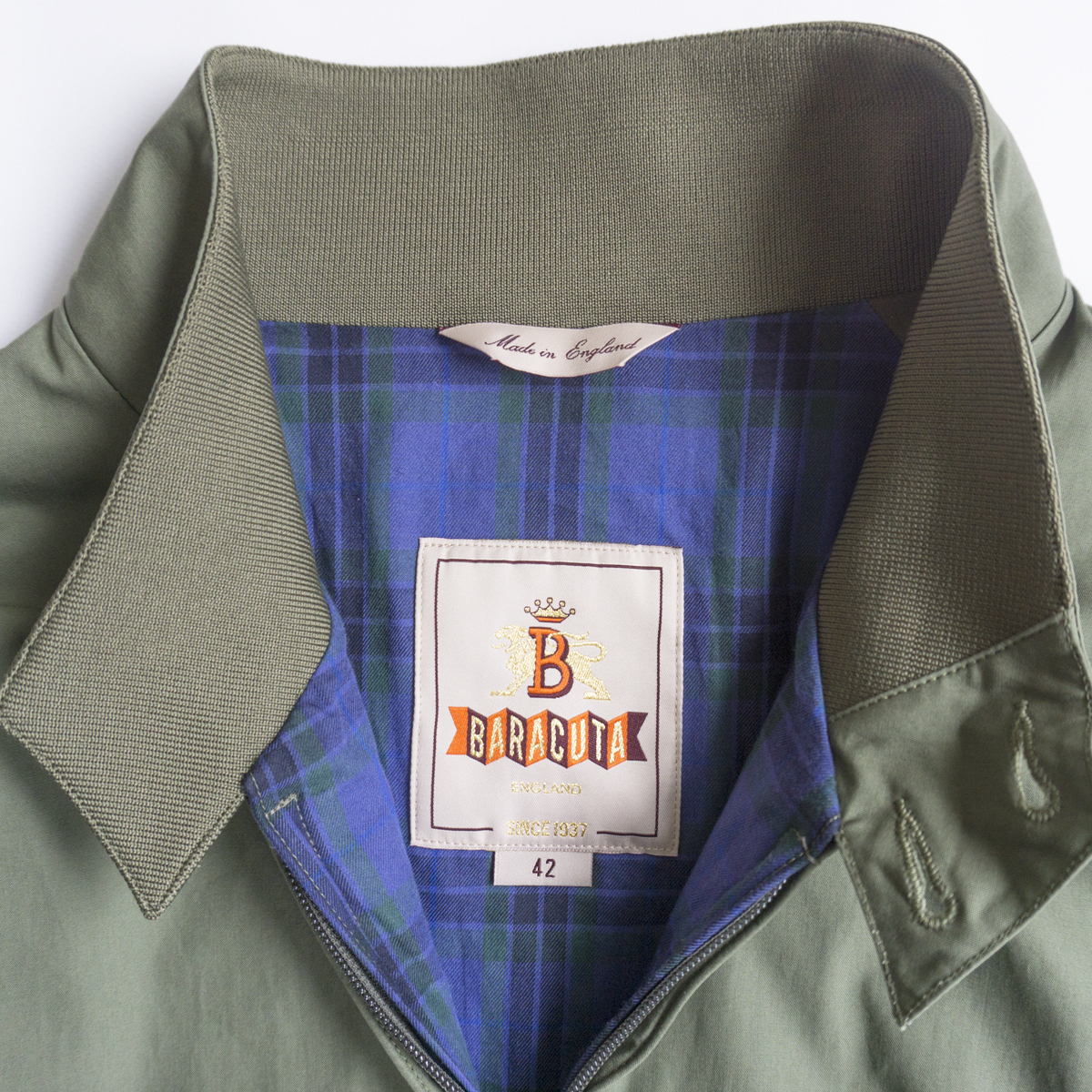 定番 BARACUTA 【BEAMS PLUS別注/G9 スウィングトップ ハリントン 