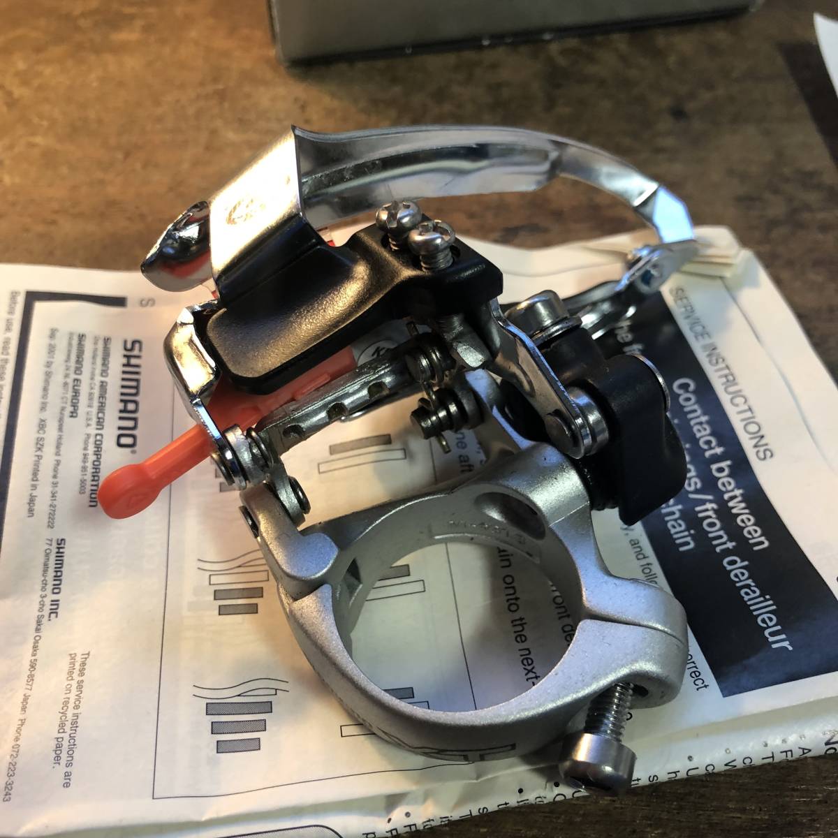 SHIMANO / DEORE XT FD-M750 31.8 NEW OLD STOCK