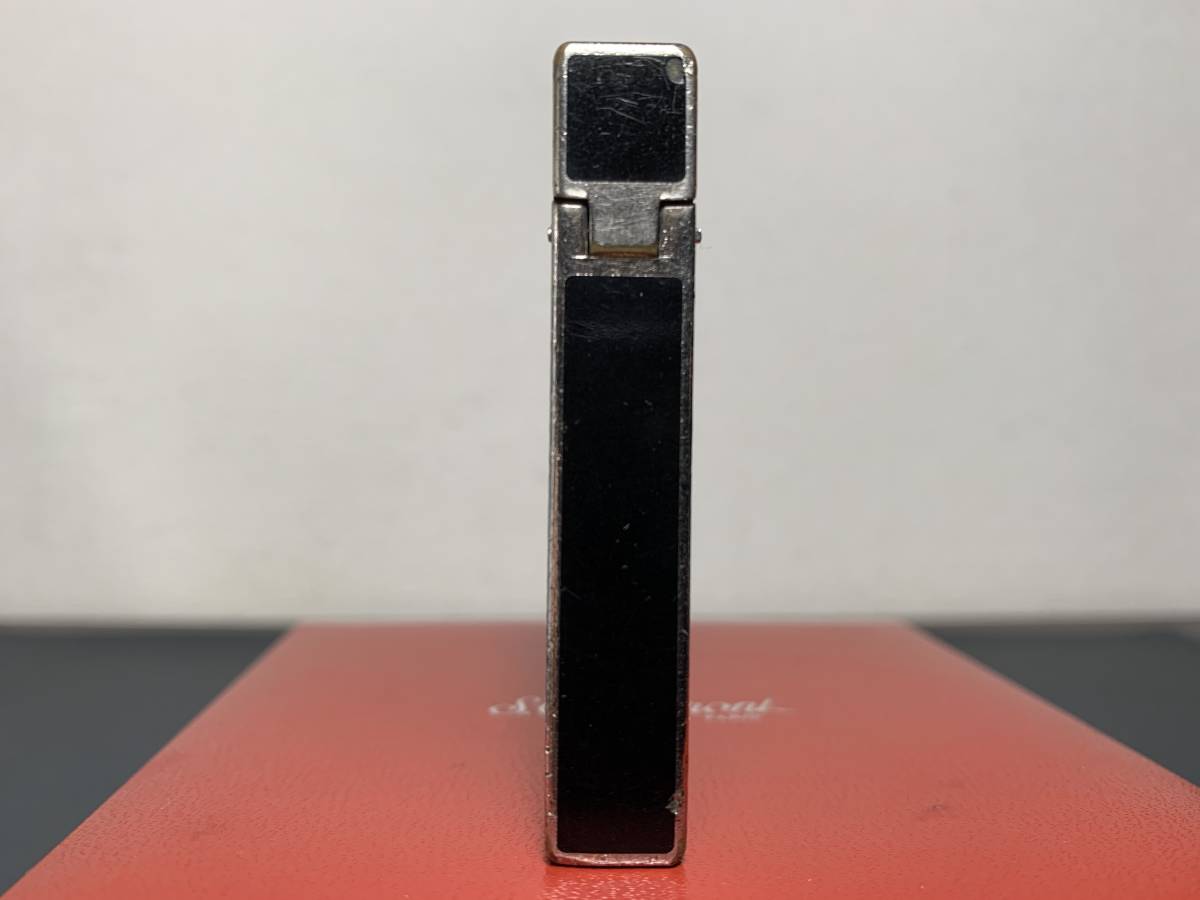 ライン2 デュポン Dupont 純正漆 パラディウム 黒 銀 箱付 S T | ライター S.T. Official ブラックラッカー＆パラディウム エス・テー・デュポン