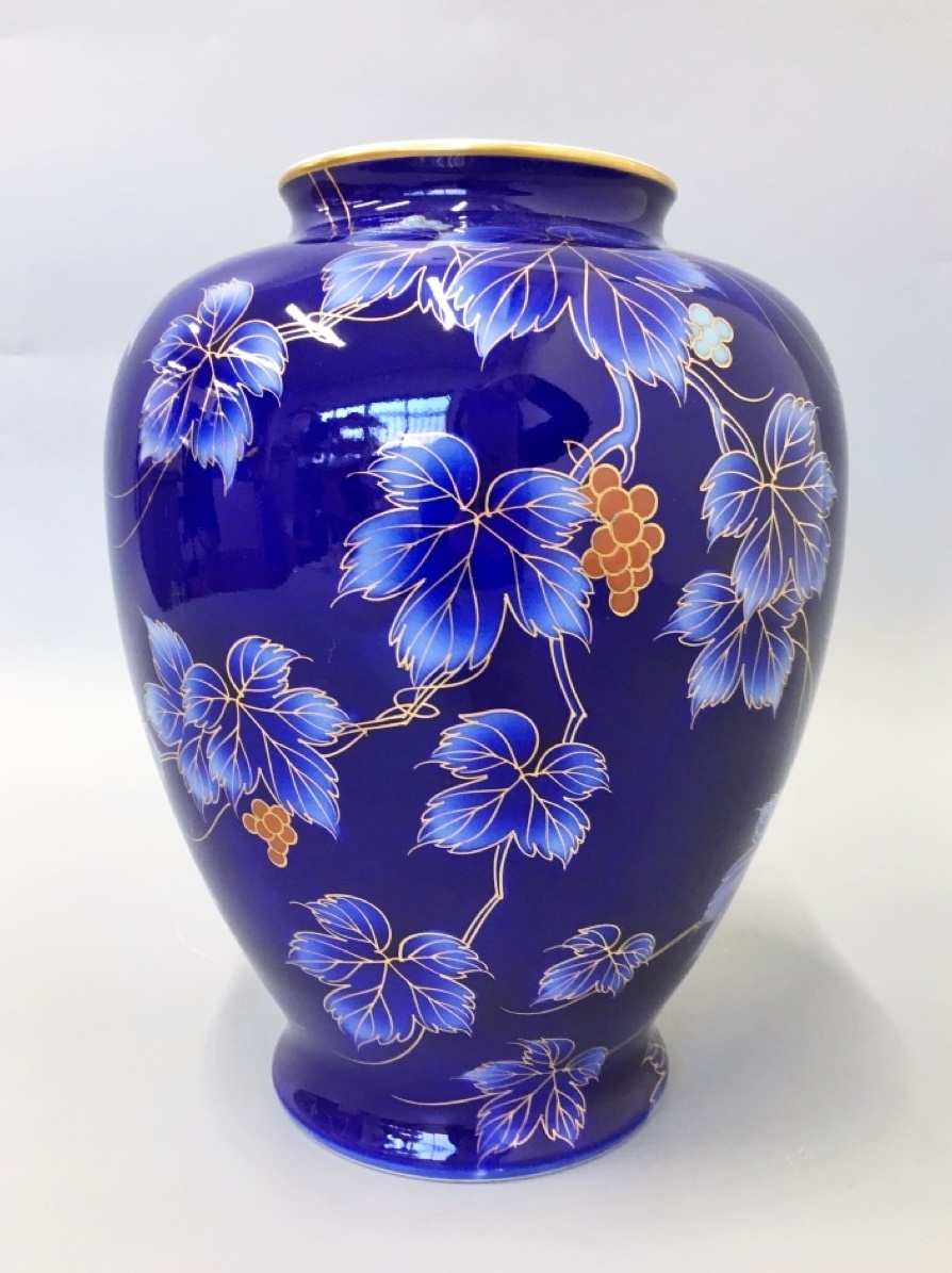 新品】深川製磁 花瓶 磁器 花生け 花器 宮内庁御用達 木箱入り 深川製 