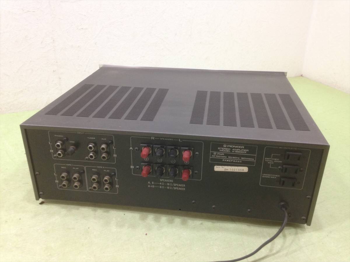 ジャンク品】 Pioneer A-8800X ステレオアンプ ジャンク品】 Pioneer A