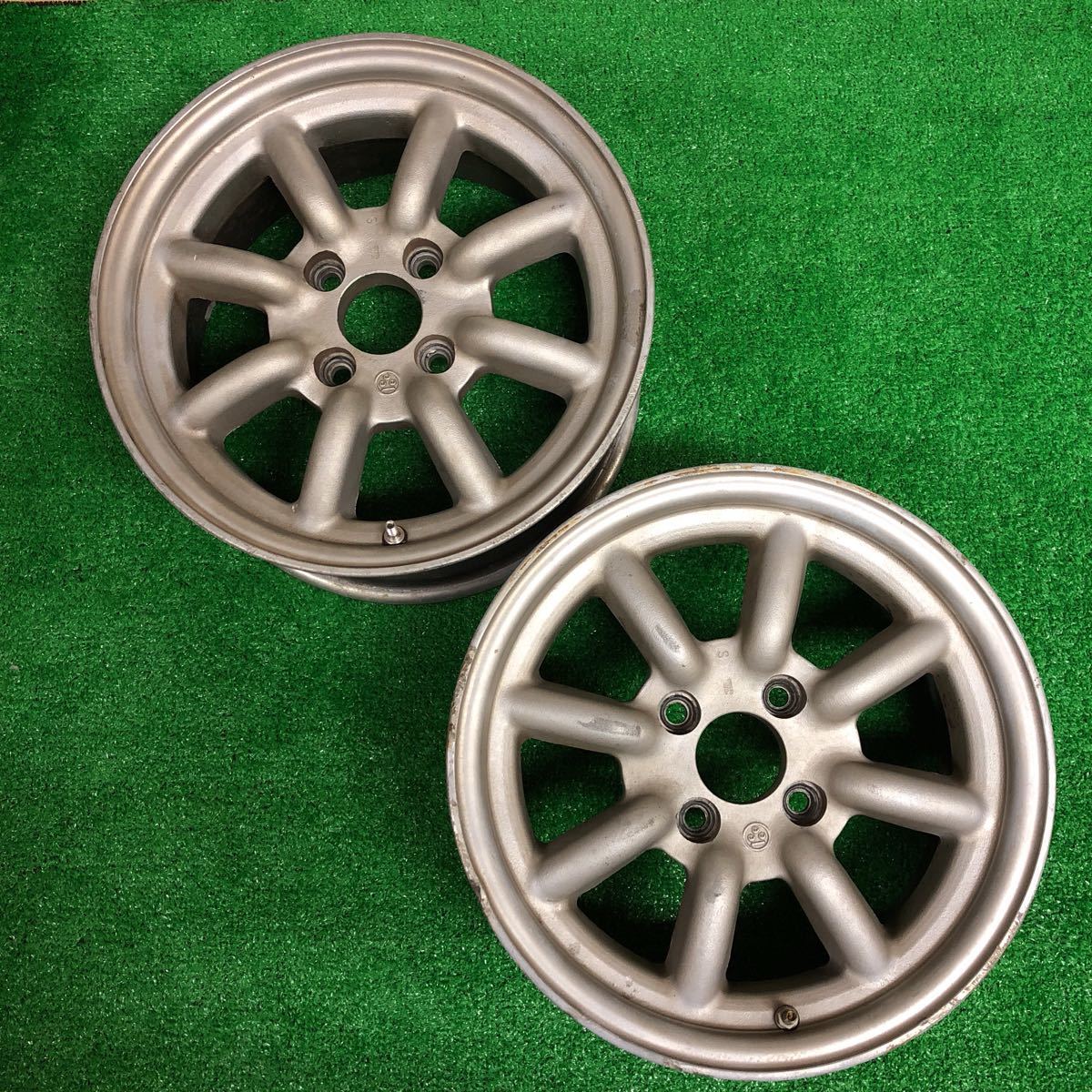 新品，大人気 RS ワタナベ F8F 14&times;6.5J 14インチ 2本 8スポーク PCD100 4H 検索 軽カー 旧車 走り屋 +30 レア(社外品)｜売買されたオークション情報、yahooの商品情報をアーカイブ公開 - オークファン 4穴