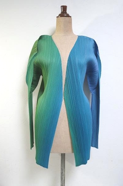 PLEATS PLEASE ISSEY MIYAKE 長袖 カーディガン PLEATS PLEASE ISSEY