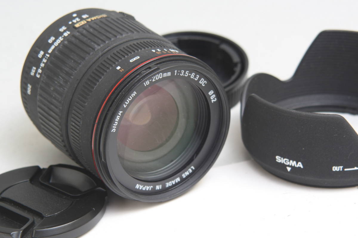 18-200mm F3.5-6.3 DC HSM OS Sigma シグマ (Contemporary) Macro 