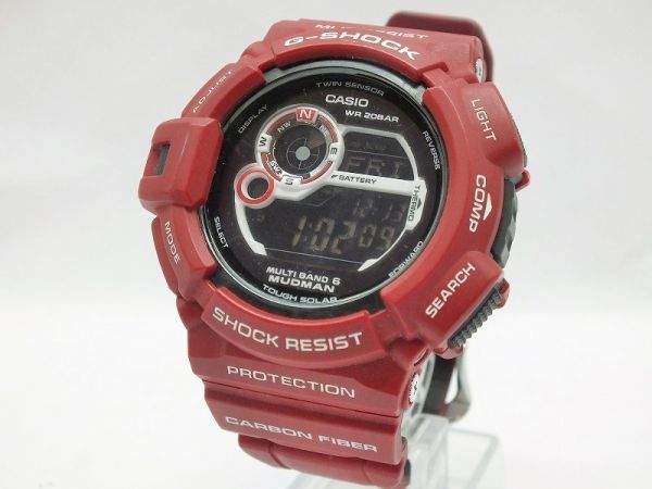 K714H 155 CASIO G-SHOCK MEN IN RESCUE RED MUDMAN GW-9300RD 腕時計