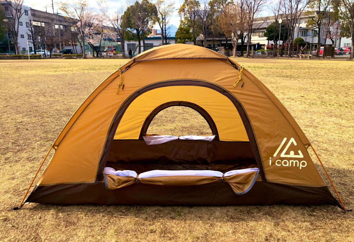 最安値，豊富な icamp アイキャンプ ソロテント solo2 ソロキャンプ 広々使える一人用テント 軽量1.6kg ジュラルミン製ポール 防水 PU2000+/8000+(ツーリング用)｜売買されたオークション情報、yahooの商品情報をア ツーリング用