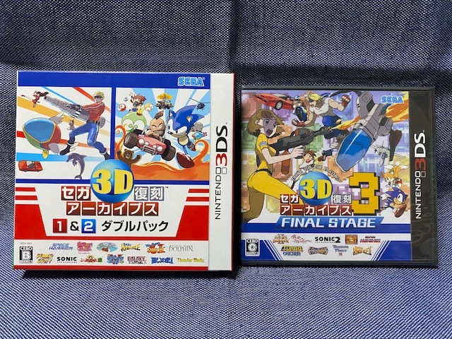 3DS☆セガ3D復刻アーカイブス 1・2(ダブルパック)・3☆新品・未開封品・