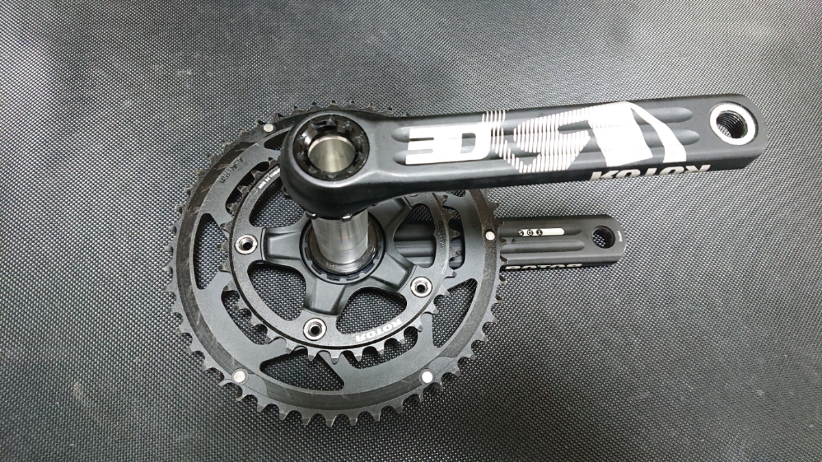 ROTOR 3D+ クランクセット 165mm 3D 「ローター」 3Dクランクセット 3D+&frasl;NoQチェーンリング プライスダウン開始ローター 3D+&frasl;NoQ ローター ◇◇ローター noQ ロードクランクセット noQチェーンリング Crankset