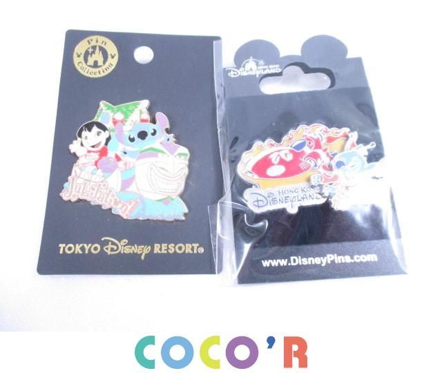 同梱可】良品 ディズニー リロ＆スティッチ ピンバッジ 5点 グッズセット