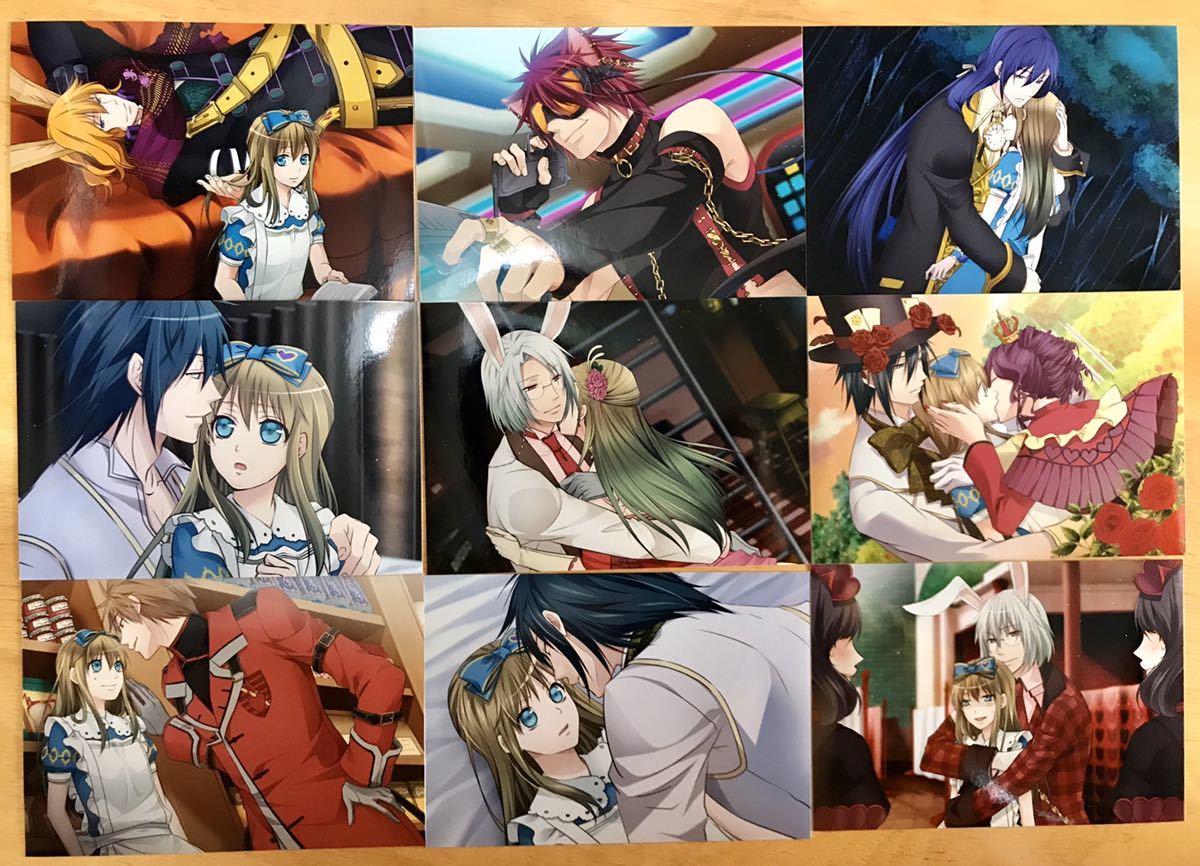 最安値，格安 QuinRose クインロゼ ハートの国のアリス ブロマイド 9枚セット① ペーター舞踏会 ブラッド 薔薇園など(コミック、アニメグッズ)｜売買されたオークション情報、yahooの商品情報をアーカイブ その他