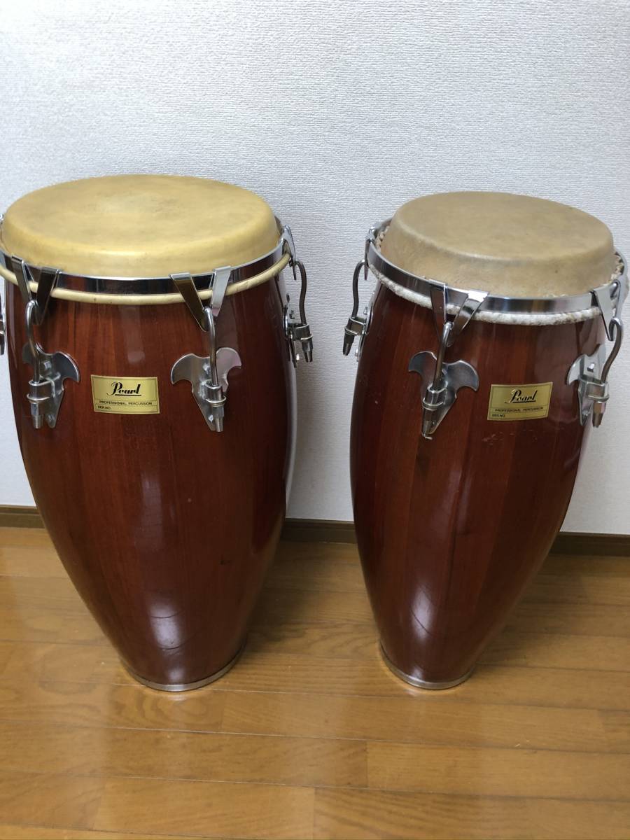Pearl　コンガ Pearl パール PROFESSIONAL PERCUSSION コンガ10・12インチビンテージ