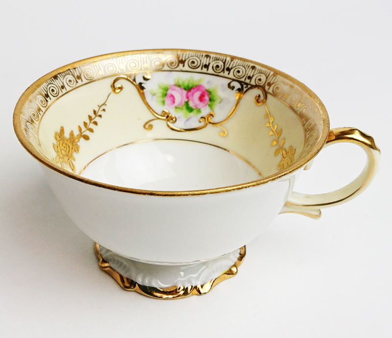 キッチン・食器 オールドノリタケ 薔薇 金盛 ビジュー