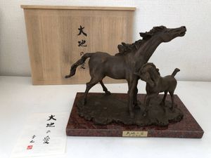 中村晋也 ブロンズ像のYahoo!オークション(旧ヤフオク!)の相場・価格を
