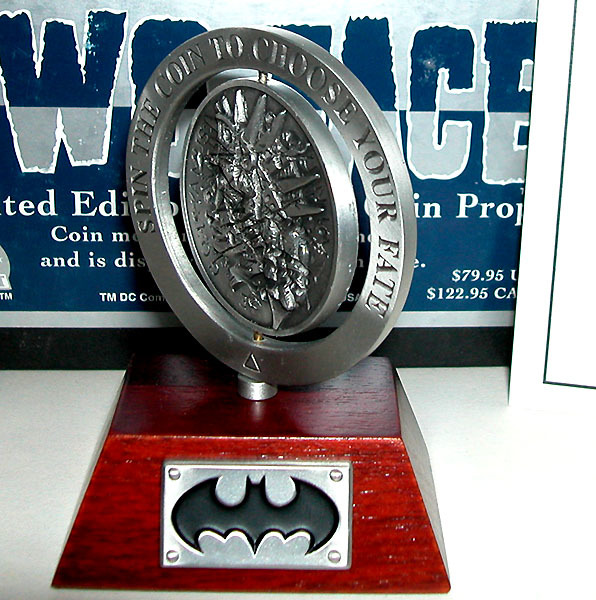 新作，人気セール DCダイレクト オフィシャル 1/1 レプリカ TWO-FACEコイン トゥーフェイス(バットマン)｜売買されたオークション情報、yahooの商品情報をアーカイブ公開 - オークファン バットマン