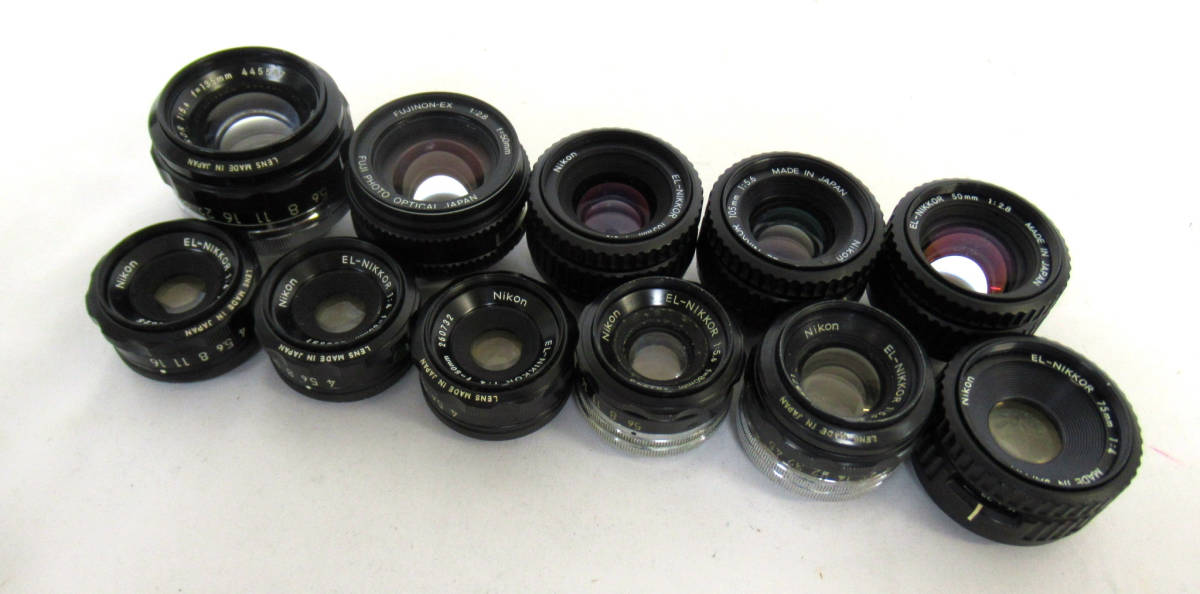 Nikon⁄ニコン11本セット⁄⑪⁄引き伸ばしレンズ 引き伸ばしレンズデータ