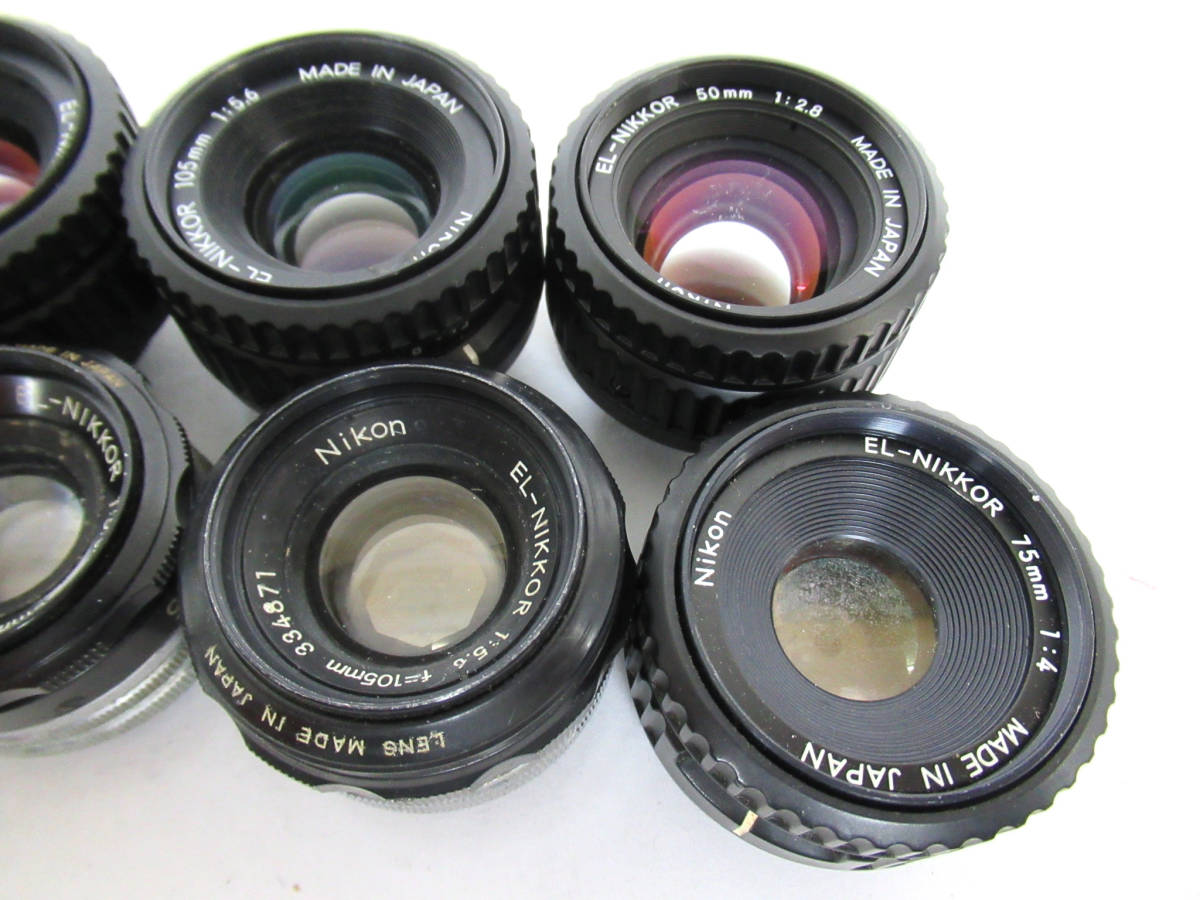Nikon⁄ニコン11本セット⁄⑪⁄引き伸ばしレンズ 引き伸ばしレンズデータ