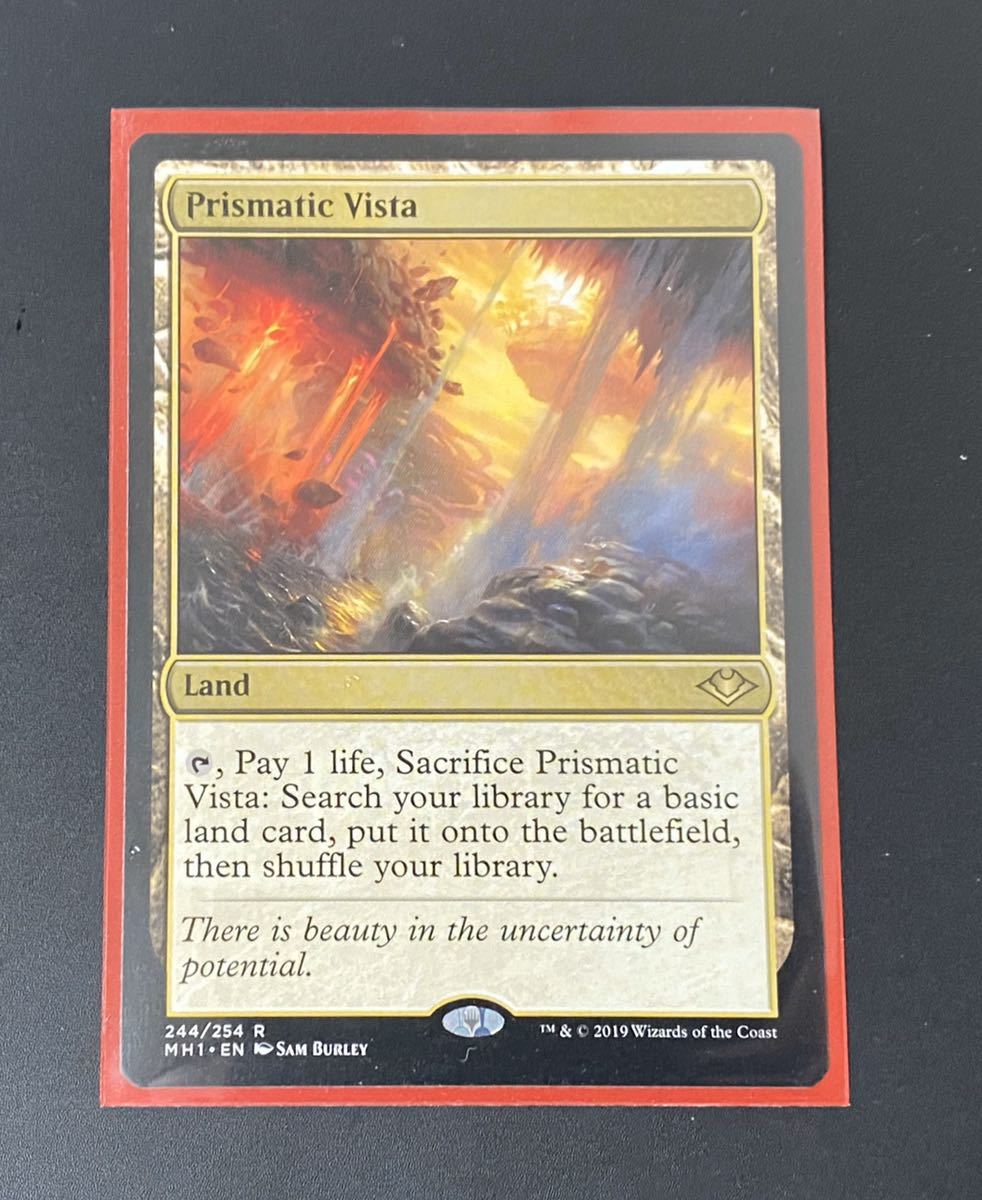 MTG 虹色の眺望 Prismatic Vista 旧枠 foil 英語4枚 MTG 虹色の眺望