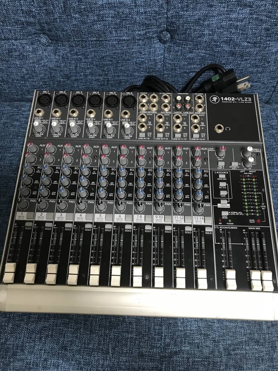 MACKIE マッキー 1402-VLZ PRO アナログミキサー 動作未確認 MACKIE