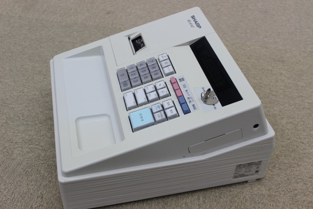 SHARP XE-A147 電子レジスタ シャープ ブラック レジスター | 電子