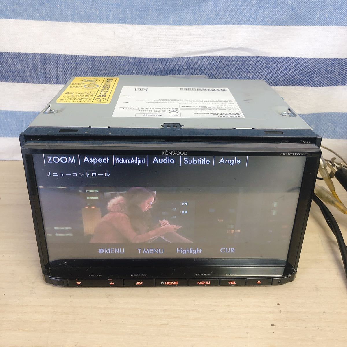 動作確認済 KENWOOD DDX6170BT DVDプレーヤー Bluetooth/DVD/CD/USB 7