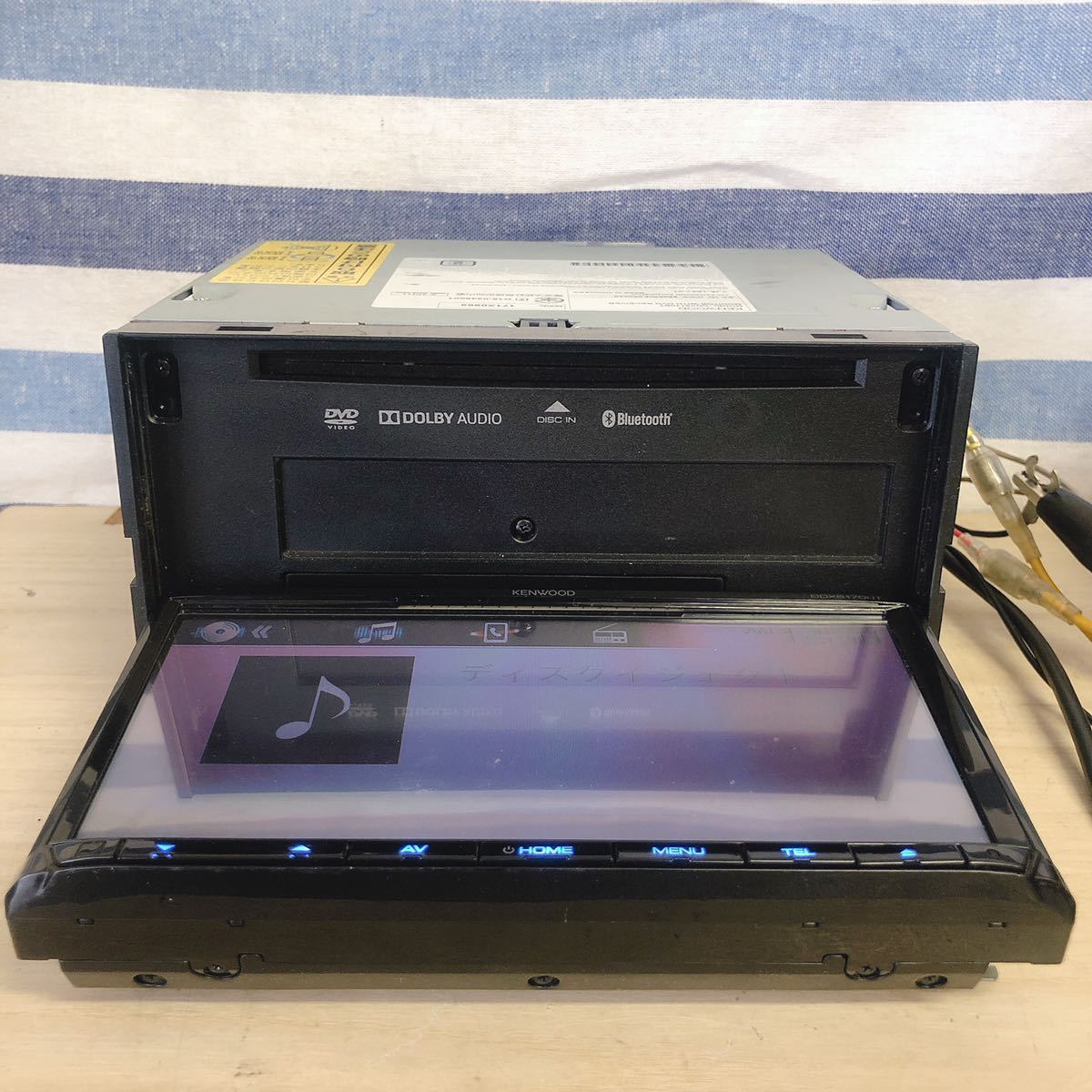 ケンウッド DVDプレイヤー DDX6170BT DVD Bluetooth 動作確認済 KENWOOD DDX6170BT DVDプレーヤー Bluetooth/DVD/CD/USB 7