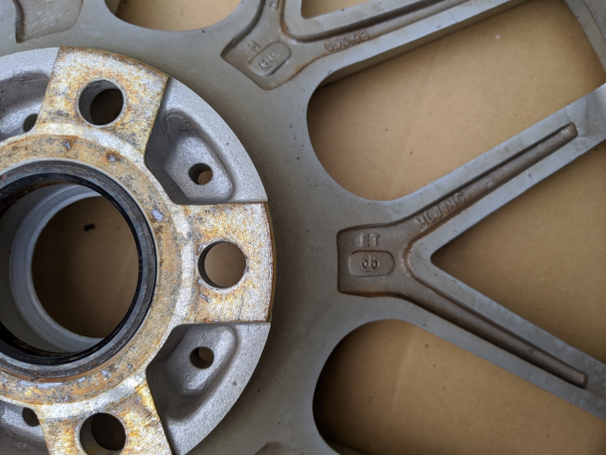 アルミホイール　19 インチ　8.5 　35　 112 　5穴　４本セット_9