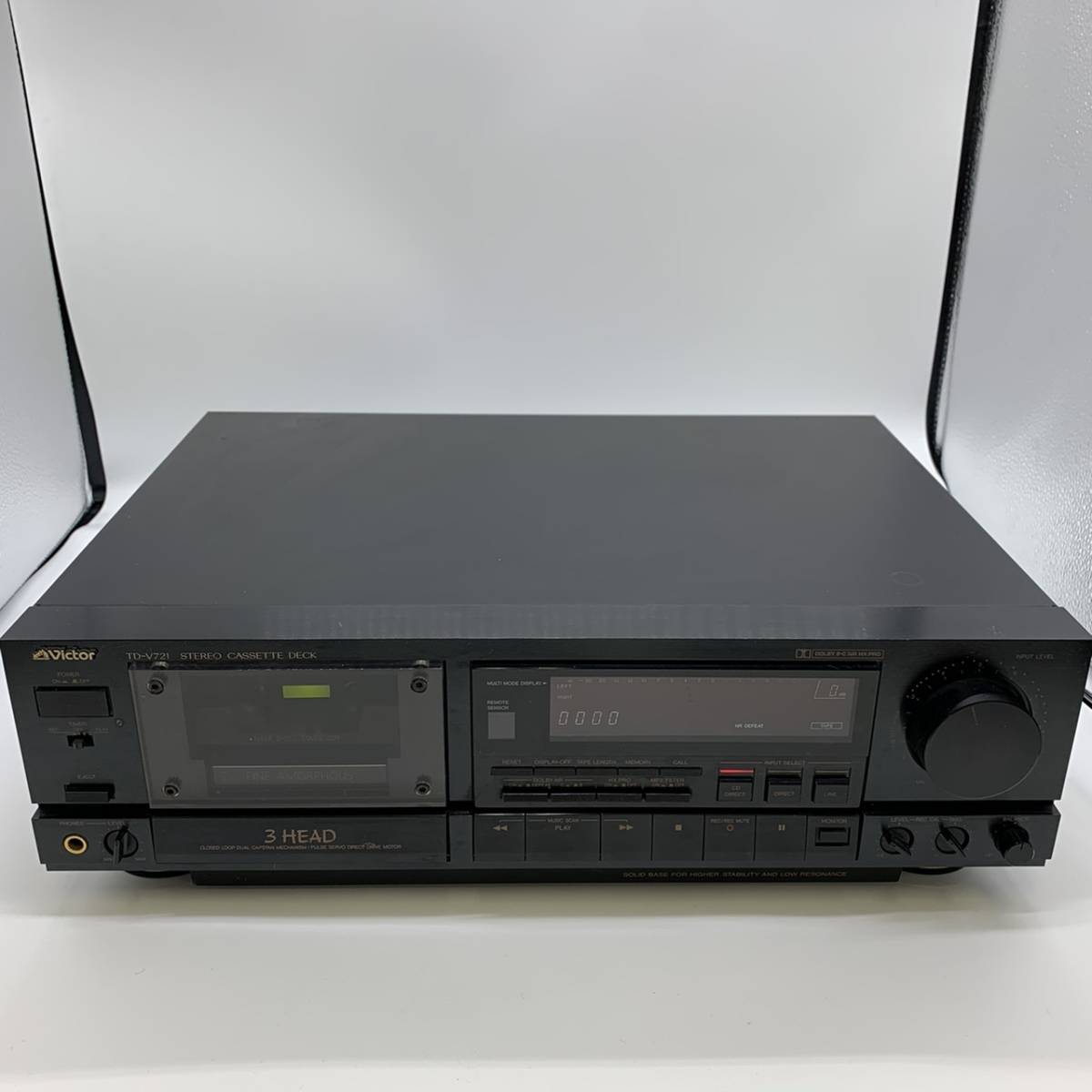 808◇Victor TD-V631 ステレオカセットデッキ ビクター 3HEAD通電